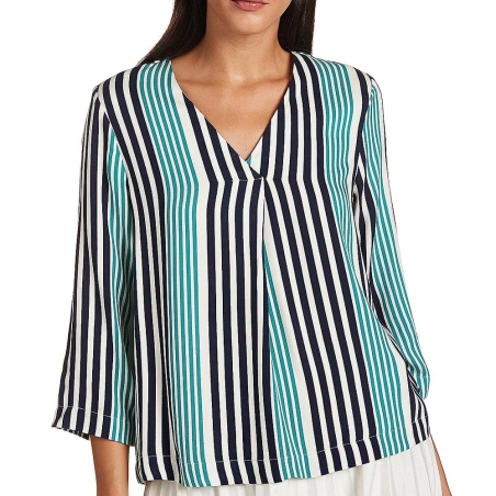 Blouse Écru à Rayures Femme Vero Moda Niva