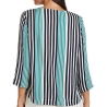 Blouse Écru à Rayures Femme Vero Moda Niva