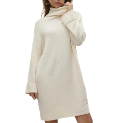 Robe Pull Blanc Femme Vero Moda Vmjupiter