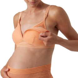 Soutien Gorge D'allaitement Orange Femme Mamalicious New Lace