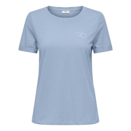 T-shirt Bleu Femme JDY Kitty