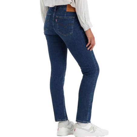 Jean 712 Slim Bleu foncé Femme Levi's Welt Pocket