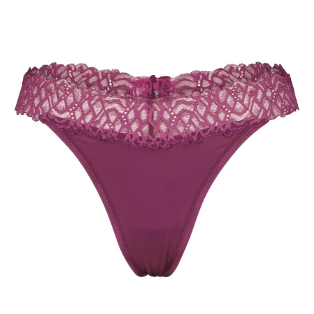 String Violet Femme Calvin Klein Jeans Thong