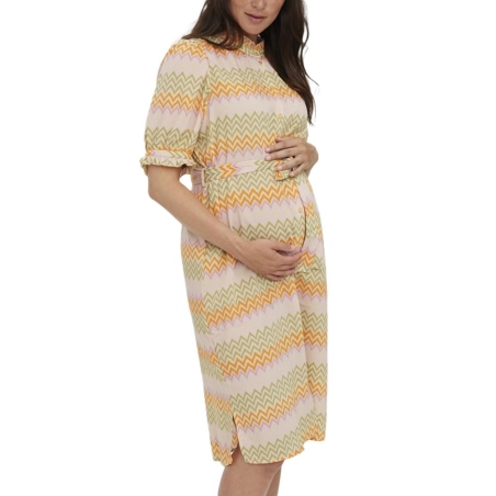 Robe de Grossesse Beige Femme Vero Moda Marternity Modga