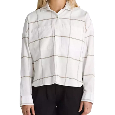 Chemise Blanches Femme Vans Antica Boxy