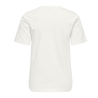 T-Shirt Blanc/Vert Femme Only Lanya