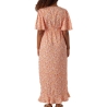 Robe Orange/Blanche Femme Vero Moda Maternity Henna
