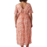 Robe Fleuries Rose/Rouge Femme Vero Moda Marternity Mia