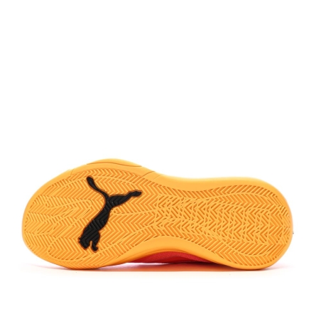 Chaussures de Basketball Roses/Oranges Homme Puma Court Pro