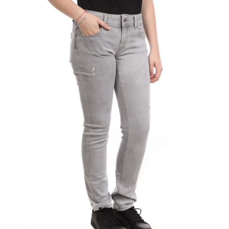 Jean Gris Slim Femme Pepe Jeans Katha PL202236