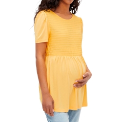 Blouse de Grossesse Jaune Femme Mamalicious Mlina
