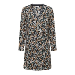 Robe Noir/Orange Femme Only Noémie