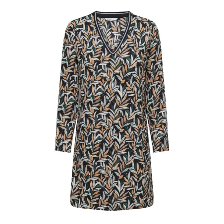 Robe Noir/Orange Femme Only Noémie