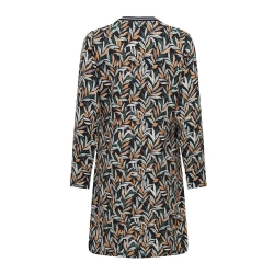 Robe Noir/Orange Femme Only Noémie