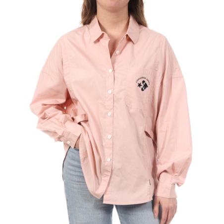 Chemise Rose Clair Femme Converse Skateboard