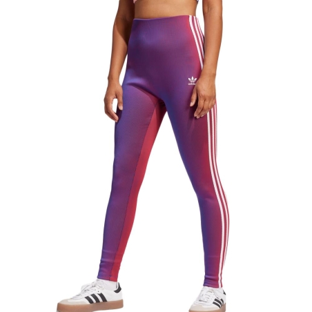 Legging Violet/Rose Femme Adidas Rasant