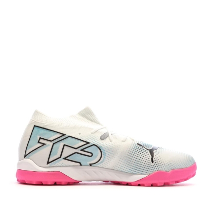 Chaussures de football Blanc/Rose Homme Puma Match Future 7