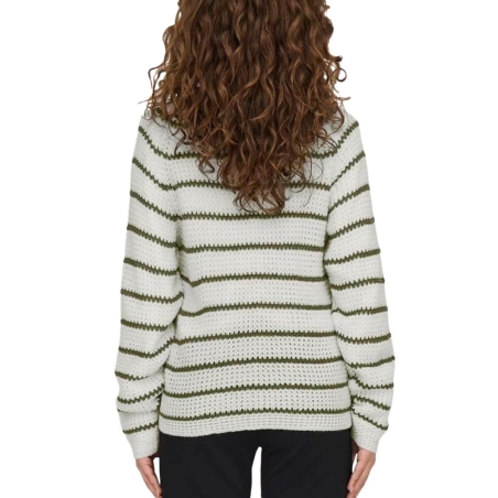 Pull Blanc/Vert Femme JDY Ellen