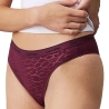 Tanga Violet Femme Calvin Klein Jeans Brazilian