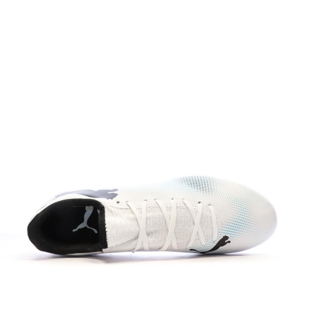 Chaussures de football Blanche/Noire/Rose Homme Puma Future 7 Play