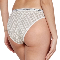 Culotte Blanc/Grise Femme Calvin Klein Jeans Bikinis