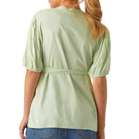 Blouse de Grossesse Verte Femme Mamalicious Mercy Lia