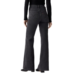 Jean Noir Femme Levi's Ribcage Bells Med Indigo A7503