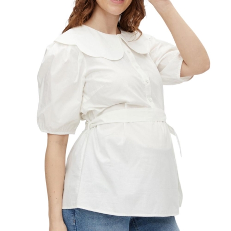 Blouse Blanche Femme Mamalicious Tora