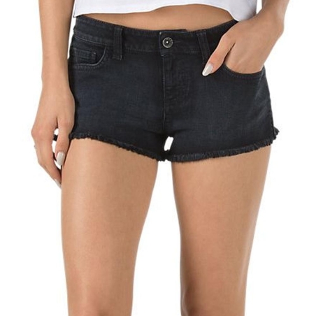 Short Noir Femme Vans Destroyed