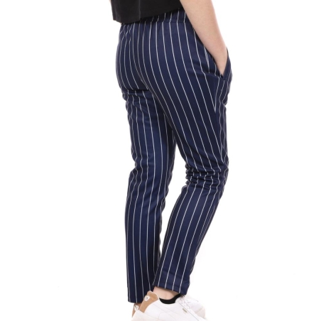 Pantalon Marine à Rayures Femme Supreme Grip Bless