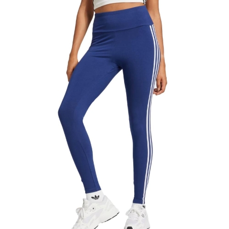 Legging Bleu Femme Adidas 3 S Leggings