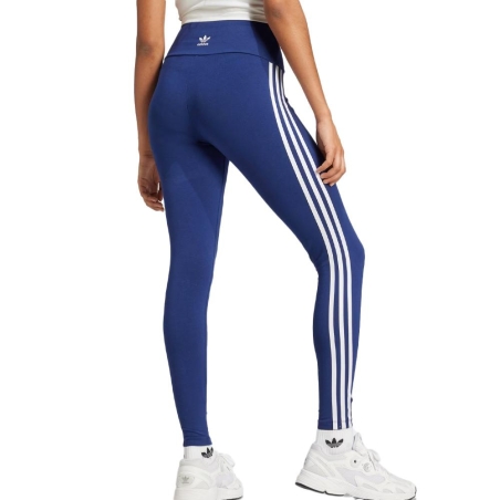 Legging Bleu Femme Adidas 3 S Leggings
