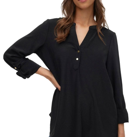Blouse Noire Femme Vero Moda Mani