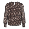 Blouse Marron Femme Vila Vimary