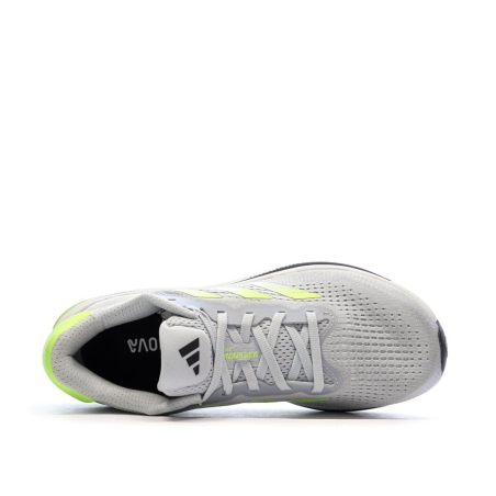 Chaussures de Running Grises/Jaunes Homme Adidas Supernova