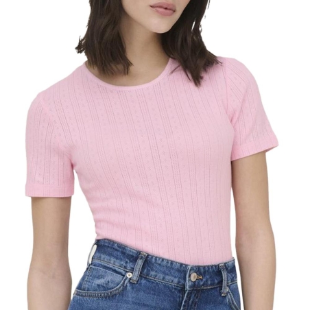 T-Shirt Rose Femme JDY Salsa