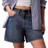 Short Bleu Femme Calvin Klein Jeans Rise Aline
