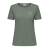 T-shirt Kaki Femme JDY Kitty