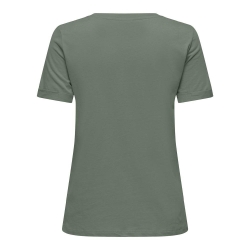 T-shirt Kaki Femme JDY Kitty