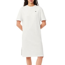 Robe Blanc Femme Lacoste Oversized EF2883