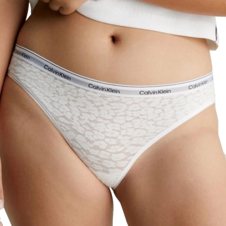 Culotte Blanche Femme Calvin Klein Jeans QD5050E