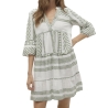 Robe Beige/Vert Femme Vero Moda Dicthe