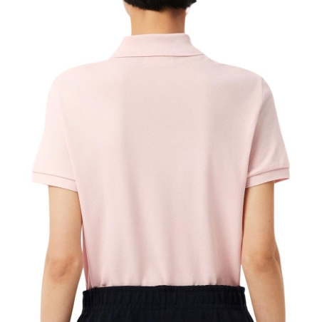 Polo Rose Clair Femme Lacoste Regular Fit
