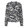 Blouse Noir/Beige Femme JDY Pepper