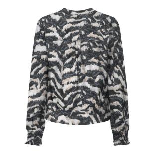 Blouse Noir/Beige Femme JDY Pepper