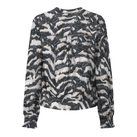 Blouse Noir/Beige Femme JDY Pepper