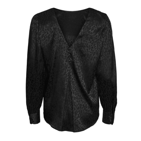 Blouse Noire Femme Vero Moda Elotta