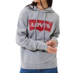 Sweat à capuche Gris Femme Levi's Graphic