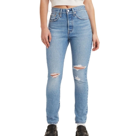Jean Bleu Femme Levi's 501