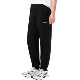 Jogging Noir Femme Lacoste straight fit siglé